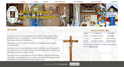 Desktop Screenshot of bjhnparish.org